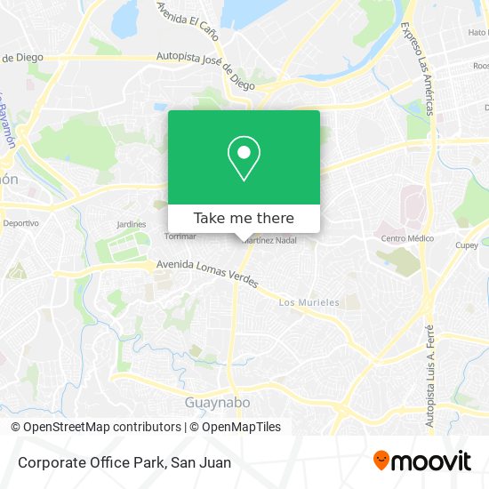 Mapa de Corporate Office Park