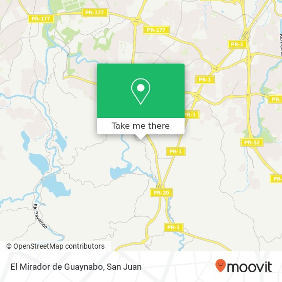 El Mirador de Guaynabo map