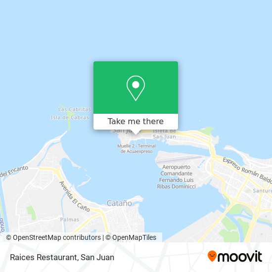Raices Restaurant map
