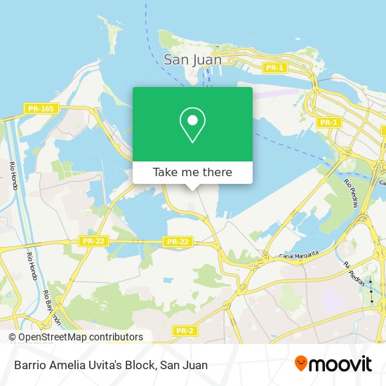 Barrio Amelia Uvita's Block map