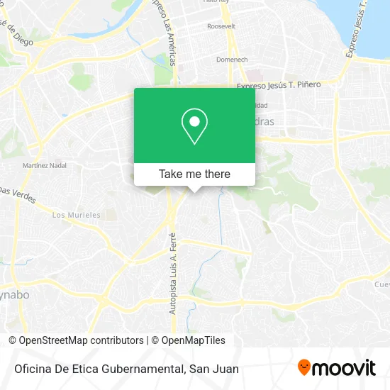 Oficina De Etica Gubernamental map