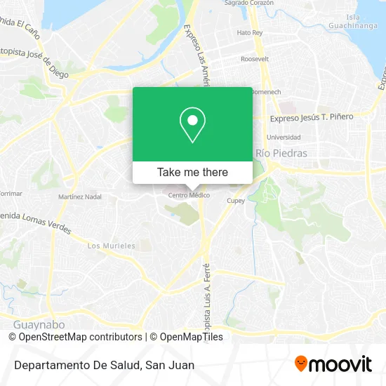 Departamento De Salud map