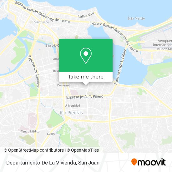 Departamento De La Vivienda map