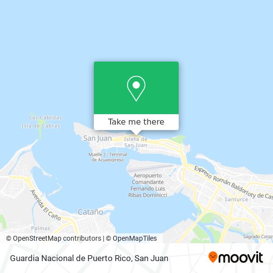 Guardia Nacional de Puerto Rico map