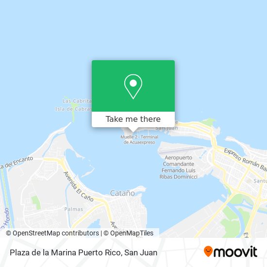 Plaza de la Marina Puerto Rico map