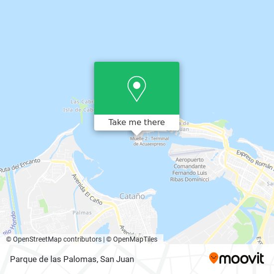 Mapa de Parque de las Palomas