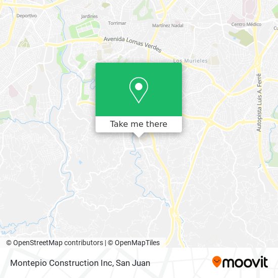 Mapa de Montepio Construction Inc