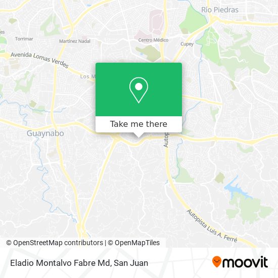Eladio Montalvo Fabre Md map