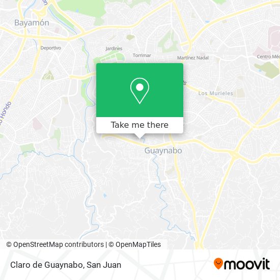 Claro de Guaynabo map