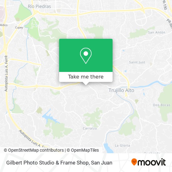 Gilbert Photo Studio & Frame Shop map