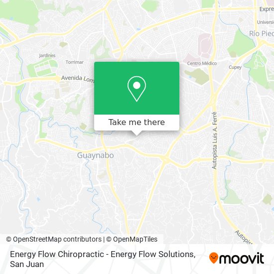 Energy Flow Chiropractic - Energy Flow Solutions map