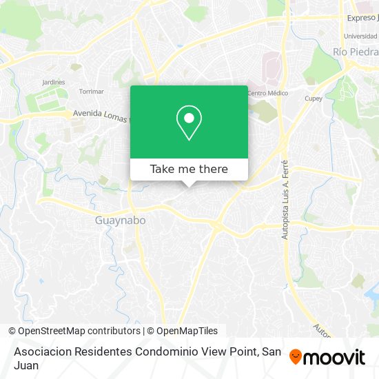 Asociacion Residentes Condominio View Point map