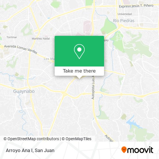 Arroyo Ana I map