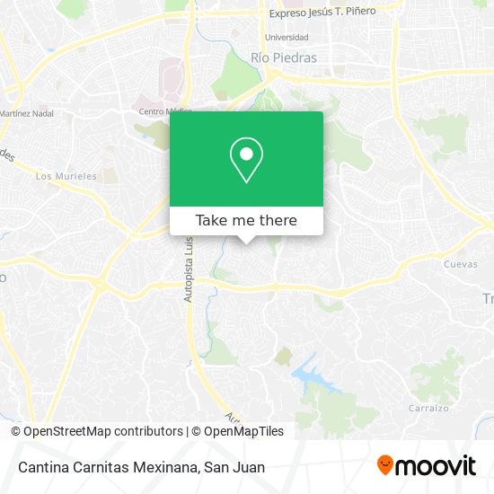 Cantina Carnitas Mexinana map