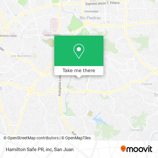 Hamilton Safe PR, inc map