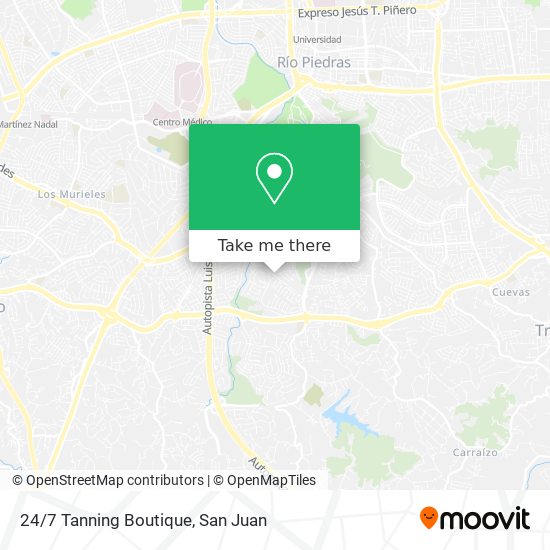 Mapa de 24/7 Tanning Boutique