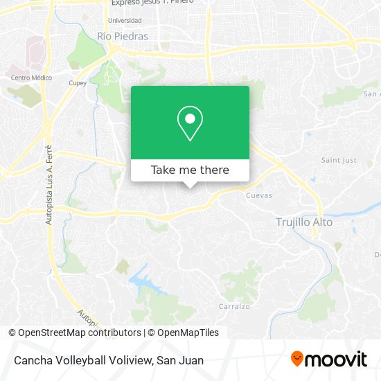 Cancha Volleyball Voliview map