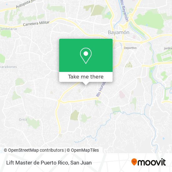 Lift Master de Puerto Rico map