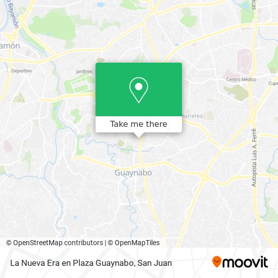 La Nueva Era en Plaza Guaynabo map