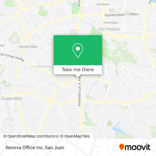 Renova Office Inc map