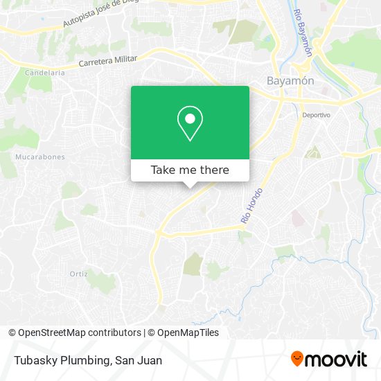 Mapa de Tubasky Plumbing