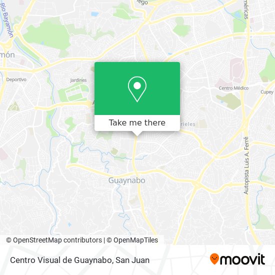 Mapa de Centro Visual de Guaynabo