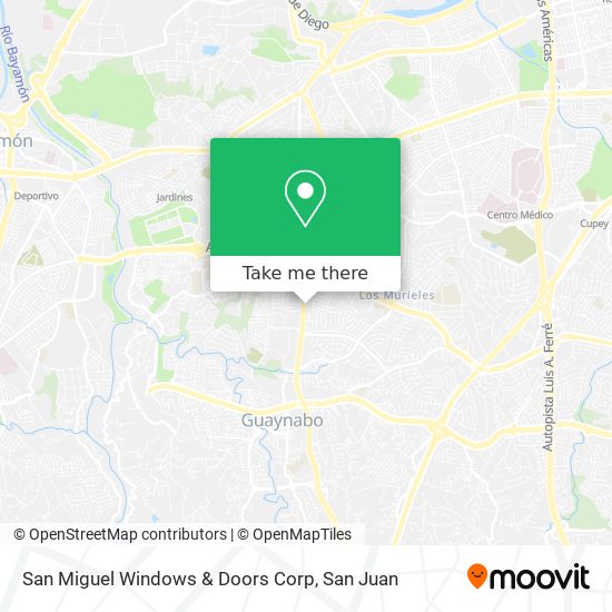 San Miguel Windows & Doors Corp map