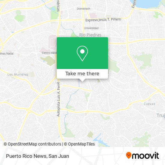 Puerto Rico News map