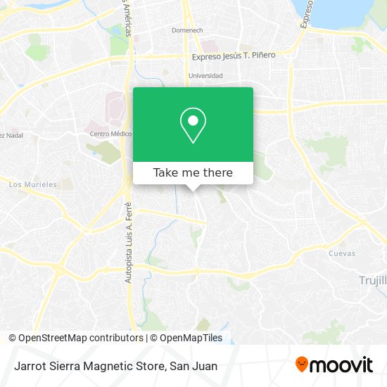 Jarrot Sierra Magnetic Store map