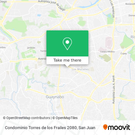 Condominio Torres de los Frailes 2080 map