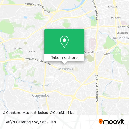 Rafy's Catering Svc map