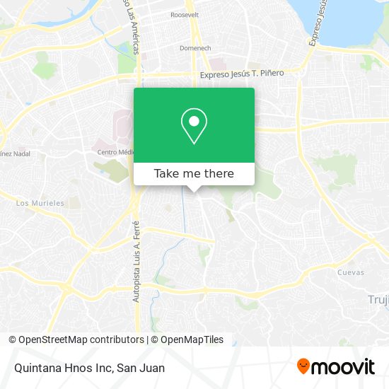 Quintana Hnos Inc map