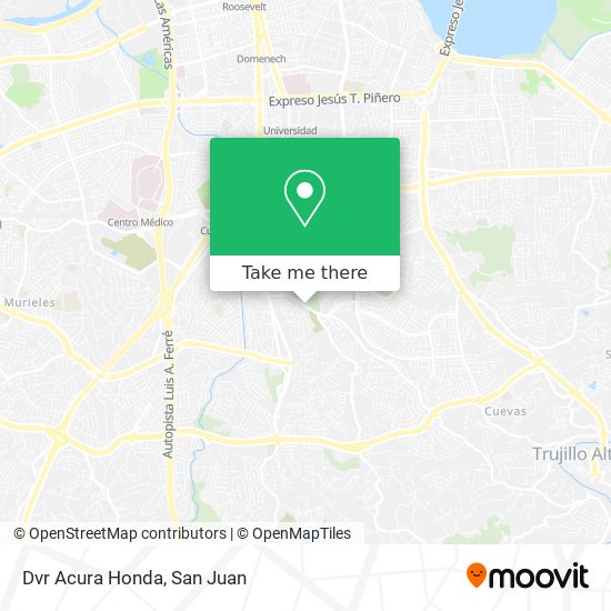 Dvr Acura Honda map