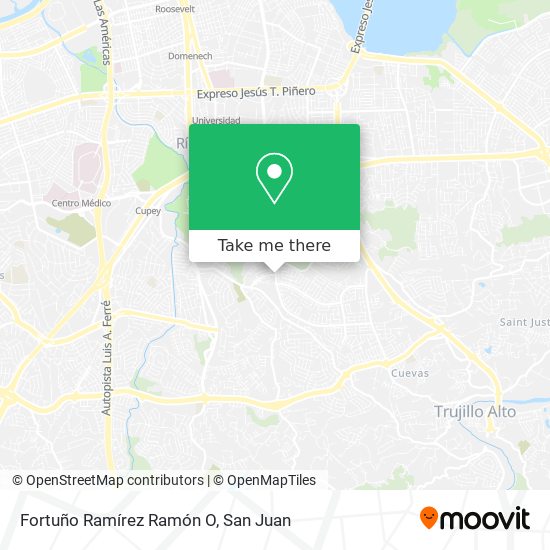 Fortuño Ramírez Ramón O map