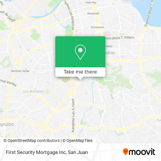 Mapa de First Security Mortgage Inc