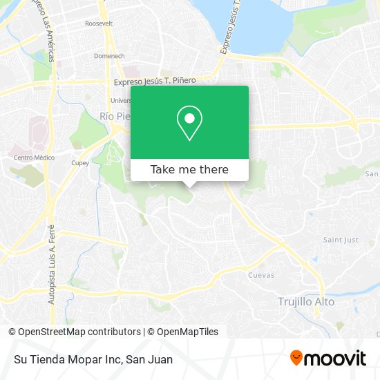 Su Tienda Mopar Inc map
