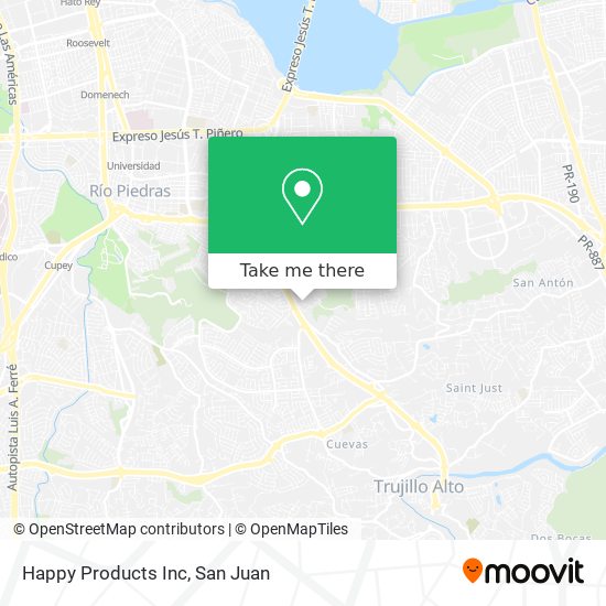 Happy Products Inc map