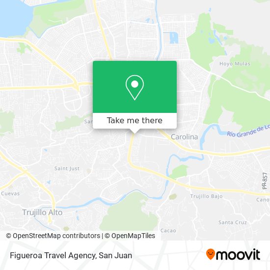 Figueroa Travel Agency map