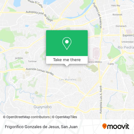 Frigorifico Gonzales de Jesus map