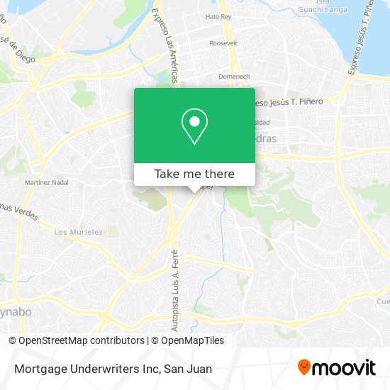 Mortgage Underwriters Inc map