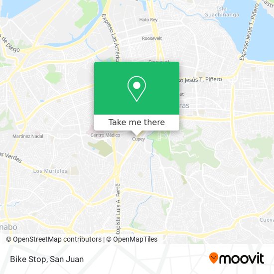 Bike Stop map