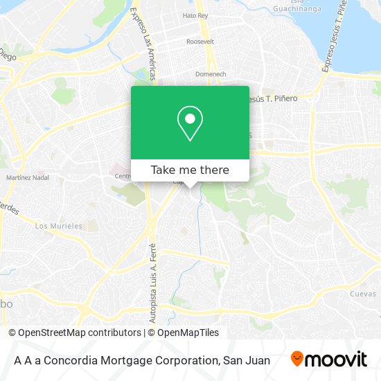 A A a Concordia Mortgage Corporation map