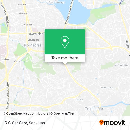 R G Car Care map