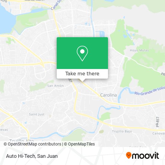 Auto Hi-Tech map