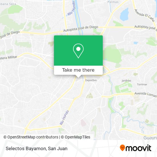 Mapa de Selectos Bayamon
