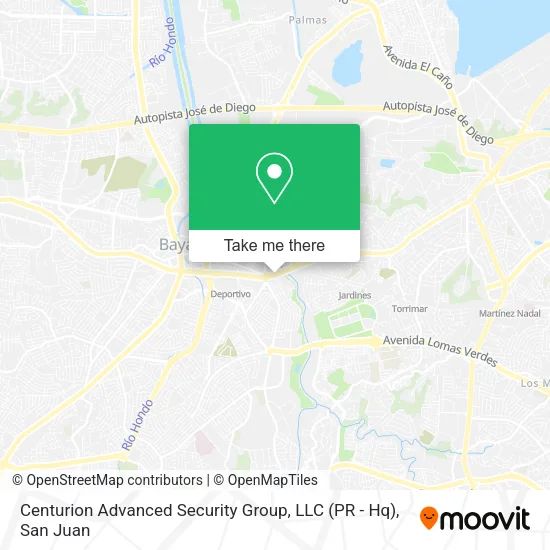 Mapa de Centurion Advanced Security Group, LLC (PR - Hq)