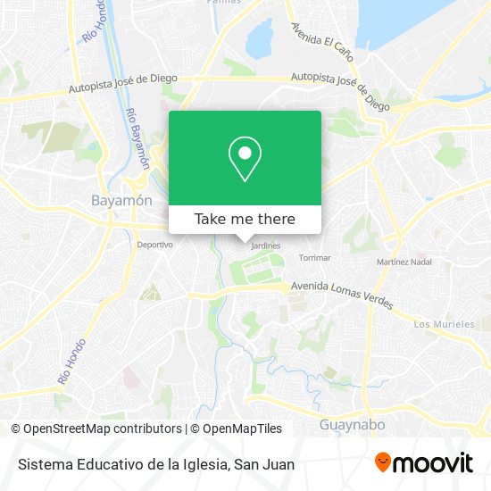 Mapa de Sistema Educativo de la Iglesia