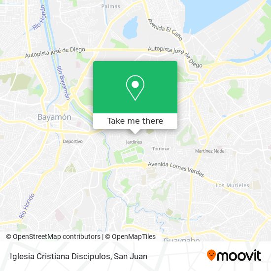 Iglesia Cristiana Discipulos map