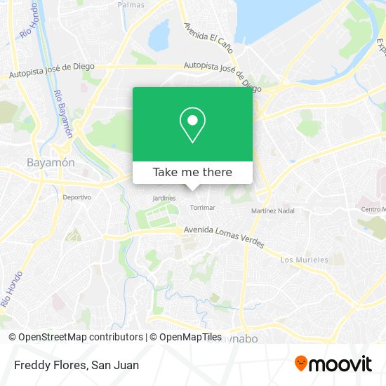 Freddy Flores map