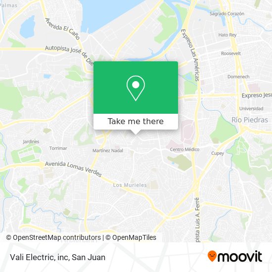 Mapa de Vali Electric, inc